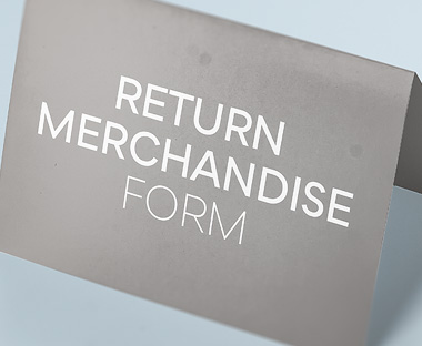 Return Merchandise Form