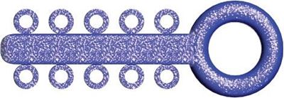 Picture of Mini Ligature O - Ties Sparkle Blue - PK/1000