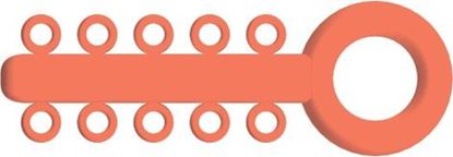 Picture of Mini Ligature O - Ties Coral - PK/1000