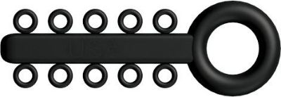 Picture of Mini Ligature O - Ties Black - PK/1000