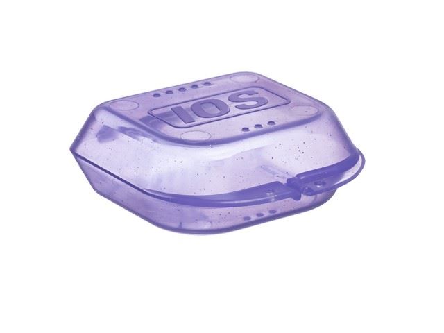 IOS Ortho. Retainer Cases, Sparkle Purple - PK/20
