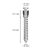 Picture of Templant Implant L 13 mm - Piece